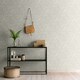 image 2 of Muriva Vale Leaf Textured Wallpaper - Cream - 10m x 0.5m Cream