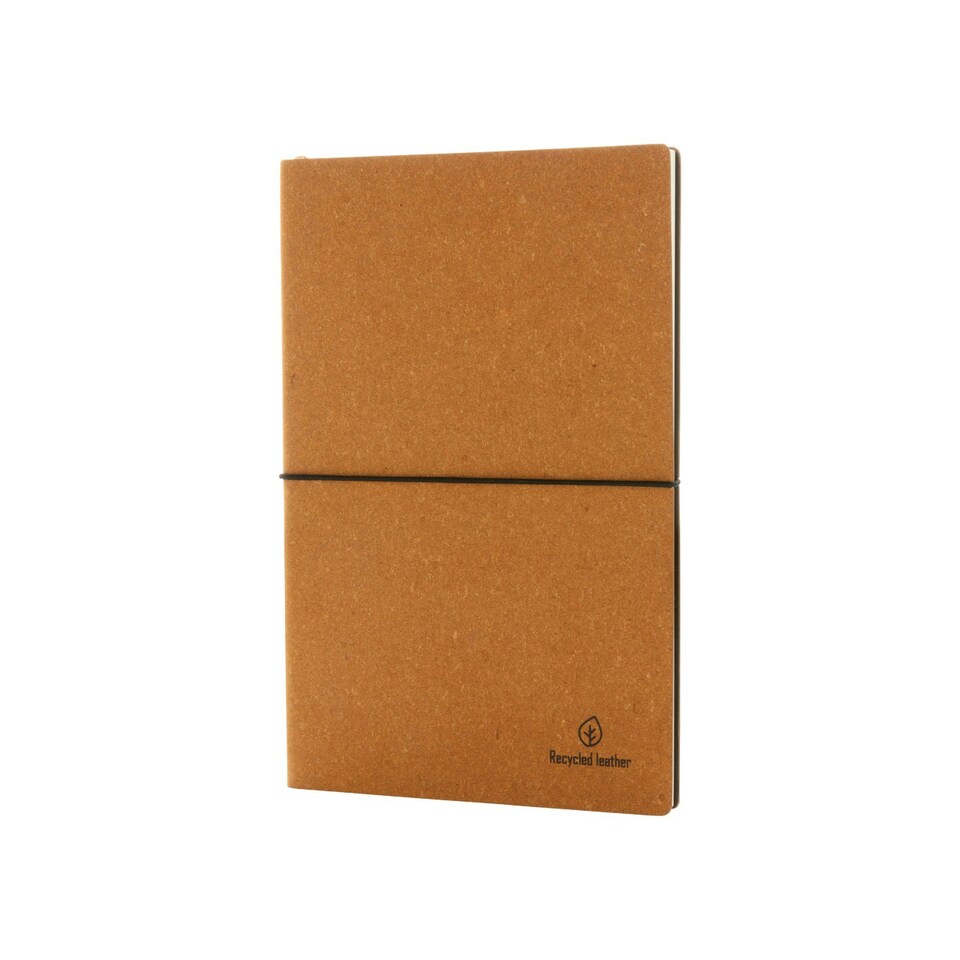 image 1 of XD Collection Recycled Leather A5 Notebook - Brown - One Size