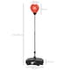 image 3 of HOMCOM Punching Bag with Stand Boxing Bag Set, 133-151cm, Gold Tone