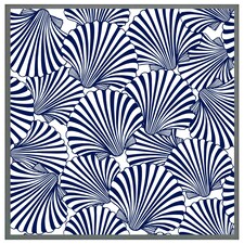 Striped sea shells (Picutre Frame) Grey | S