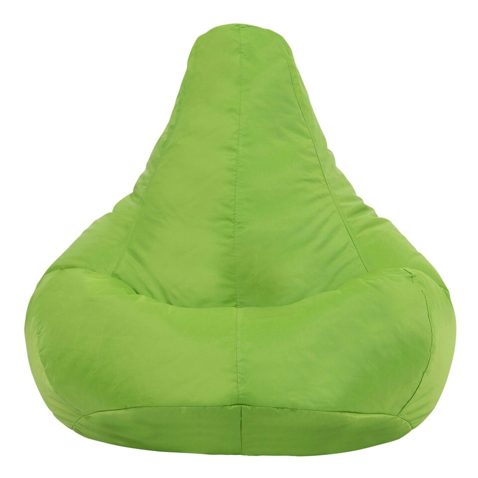 image 1 of icon Recliner Indoor Outdoor Bean Bag Lime Green Bean Bag Chair Green | Green
