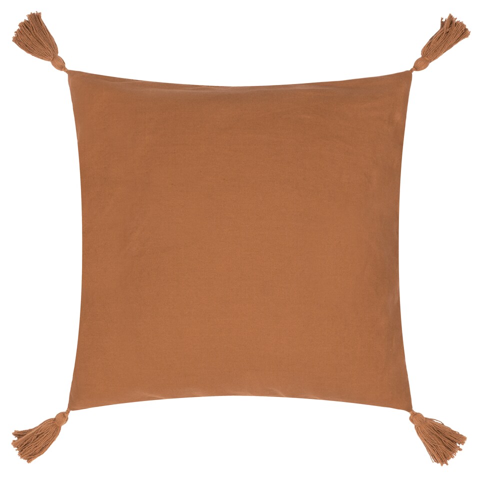 image 1 of Yard Larch Woven Cushion, Ginger, 45 x 45cm
