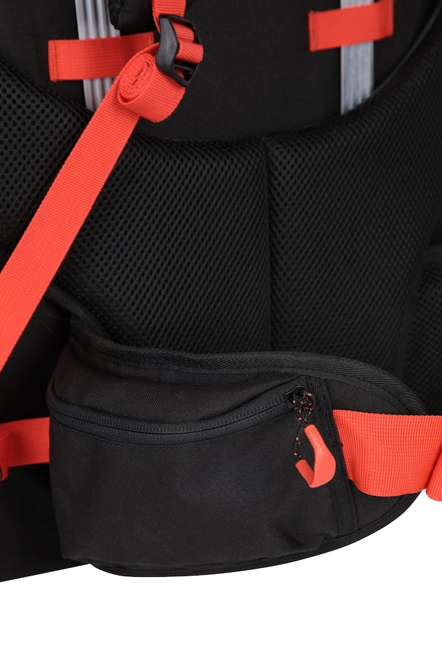 image 1 of Mountain Warehouse Carrion 80L Rucksack Padded Airmesh Hiking Camping Travel Backpack