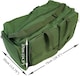 image 2 of Actiaspet Large Fishing Tackle Bag Green 4 Compartment Carryall 75 x 35 x 37 cm