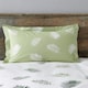 image 1 of Charlotte Thomas Fern Green Oxford Pillowcase  - 50 x 75cm