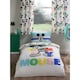 image 2 of Disney Cotton Mickey Mouse Duvet Cover Set - White/Blue/Green - Single White | Single