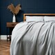 image 2 of BHS Microfleece Throw, Silver