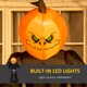 image 3 of HOMCOM 2.1m Inflatable Pumpkin Ghost Head Monster Vampire 6 LED Halloween Blow Up Yard Holiday Decoration