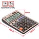 image 3 of Foska Two Way Power 14 Digit Calculator