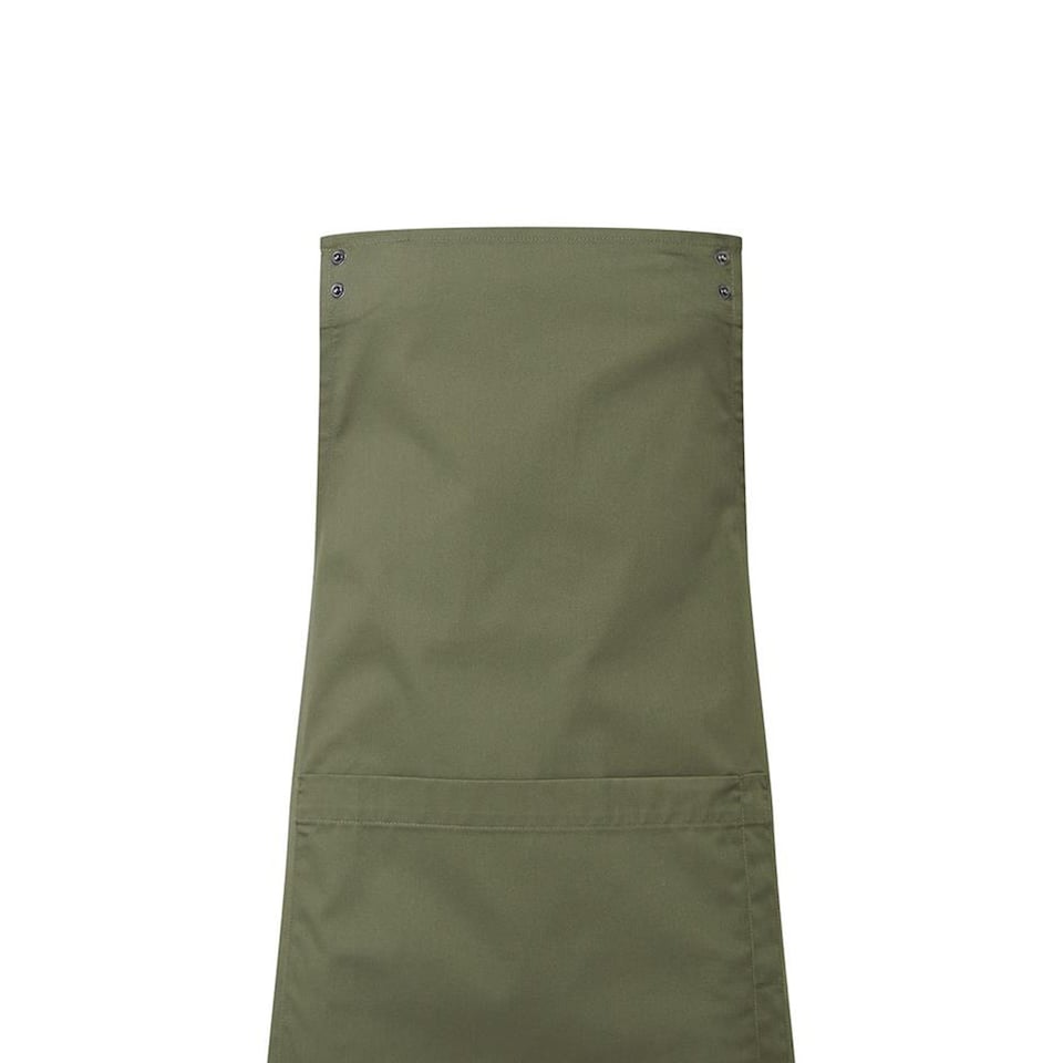image 1 of Premier Unisex Adult Swap & Pop Customizable Full Apron | Green | Olive | One Size | 1