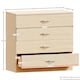 image 3 of Vida Designs Riano 4 Drawer Chest of Drawers Bedroom Storage, Pine