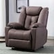 image 6 of Afton Technology Fabric Single Motor Rise Recliner Lift Mobility Chair (Brown)