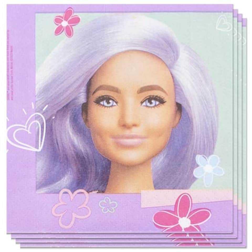 image 1 of Barbie Sweet Life Luncheon Napkins 33cm 2Ply - Pack of 16