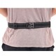 image 9 of Oypla Adjustable Double Pocket Waist Running Jogging Belt Bag Gym Pouch Phone Holder Black