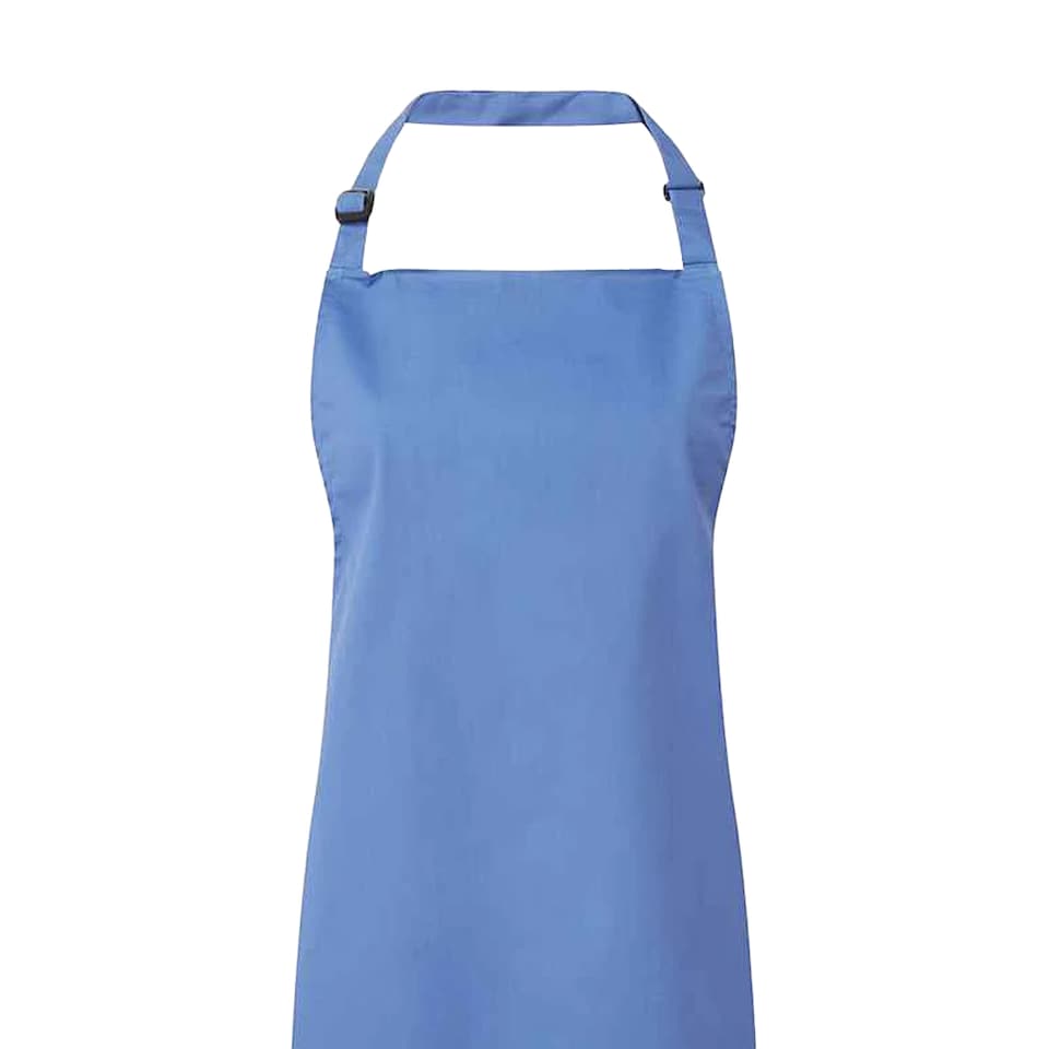 image 1 of Premier Unisex Adult Colours Full Apron | Blue | Mid Blue | One Size | 1