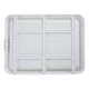 image 4 of Living and Home Enclosed Folding Cat Litter Box with Scoop, White