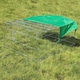 image 1 of Actiaspet - Small Metal Run for Rabbit/Guinea Pig/Chicken/Duck/Ferret/Dog/Cat Pet Enclosure with Roof Sunshade