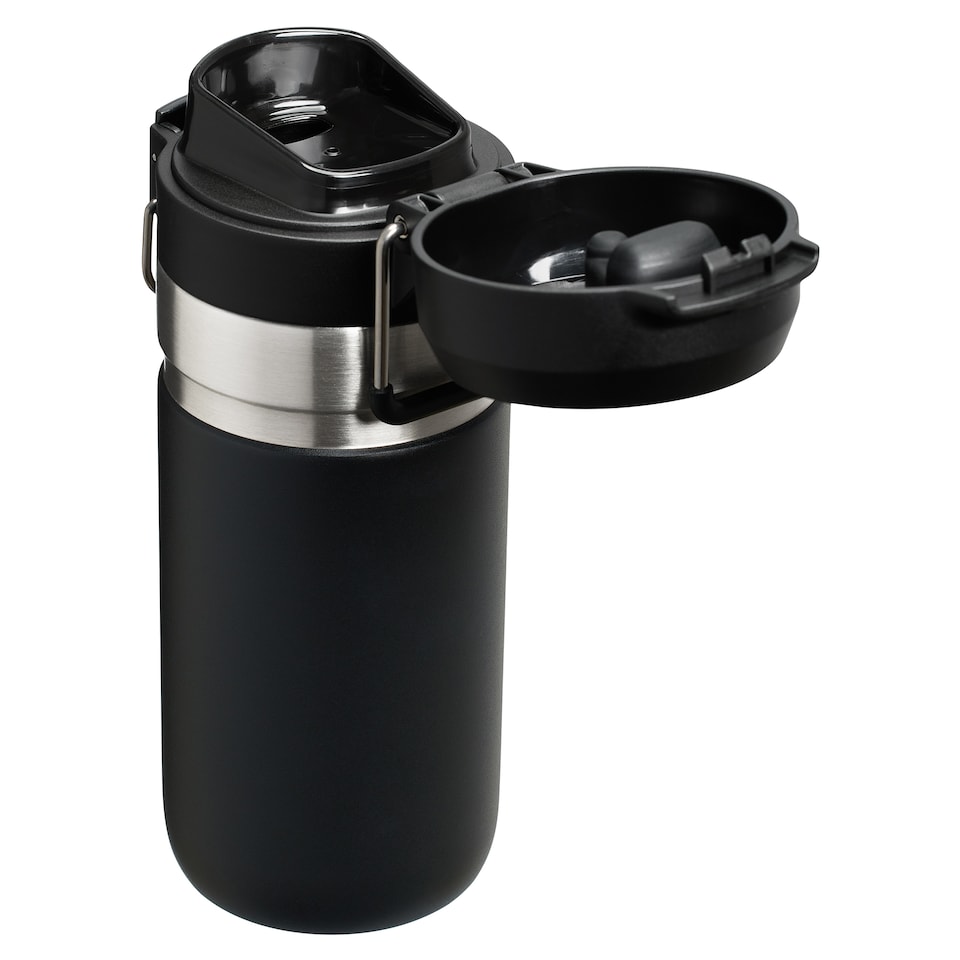image 1 of Quick-Flip Water Bottle 0.47L | Black | Black | Not provided