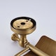 image 5 of Antique Brass Toilet Elegant Roll Holder with Flap Paper Rack Wall Mounted