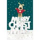 image 3 of Boofle Standing on Lettering Christmas Card