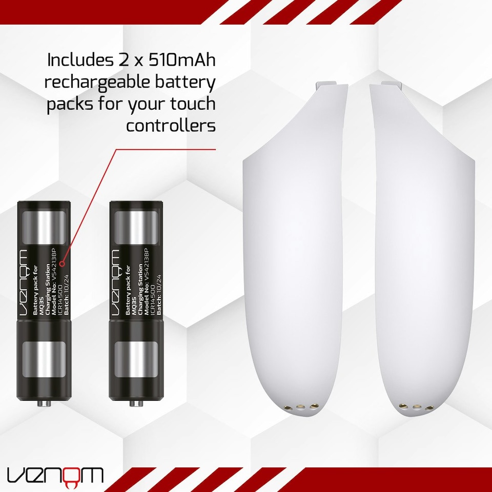 image 1 of Venom Charging Dock and Rechargeable Battery Packs for Meta Quest 3S