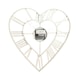 image 4 of Metal Heart Shape Wall Clock