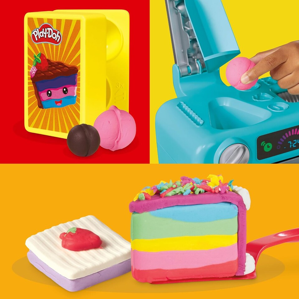 image 1 of Play Doh Super Slice Cake Playset