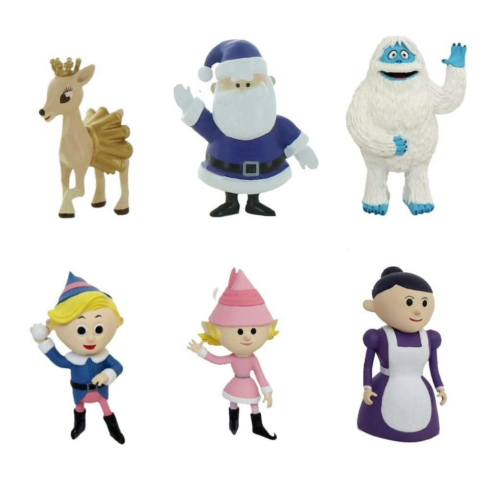 image 1 of TEAM Rudolph Reindeer Stocking Foilbag 18 piece CDU series 1.5 / Toys - Creative Toys Company - TOYS - 233207