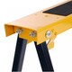 image 4 of Oypla 2x Saw DIY Garage Work Bench Carpentry Building Trestles Load 100KG Yellow