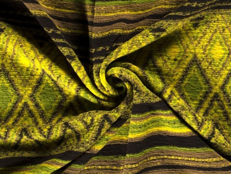 Green Wool Blend Knit Coating Fabric for Dressmaking, 150cm / 59" Wide - per metre