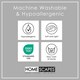 image 6 of Homescapes Waterproof Duvet Protector - Single White | Single