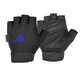 image 1 of Adidas Essential Adjustable Training Gloves, Aeroready Cooling, Padded Suede Palms. | Multi | Blue | M
