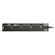 image 2 of Masterplug 4 Socket 2m Extension Lead Surge Switched & LED Black