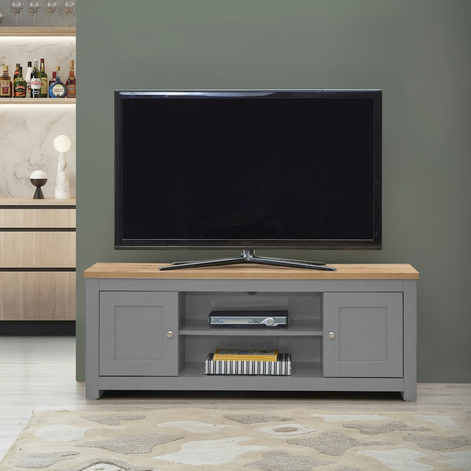 image 1 of TV Unit 2 Doors 1 Shelf