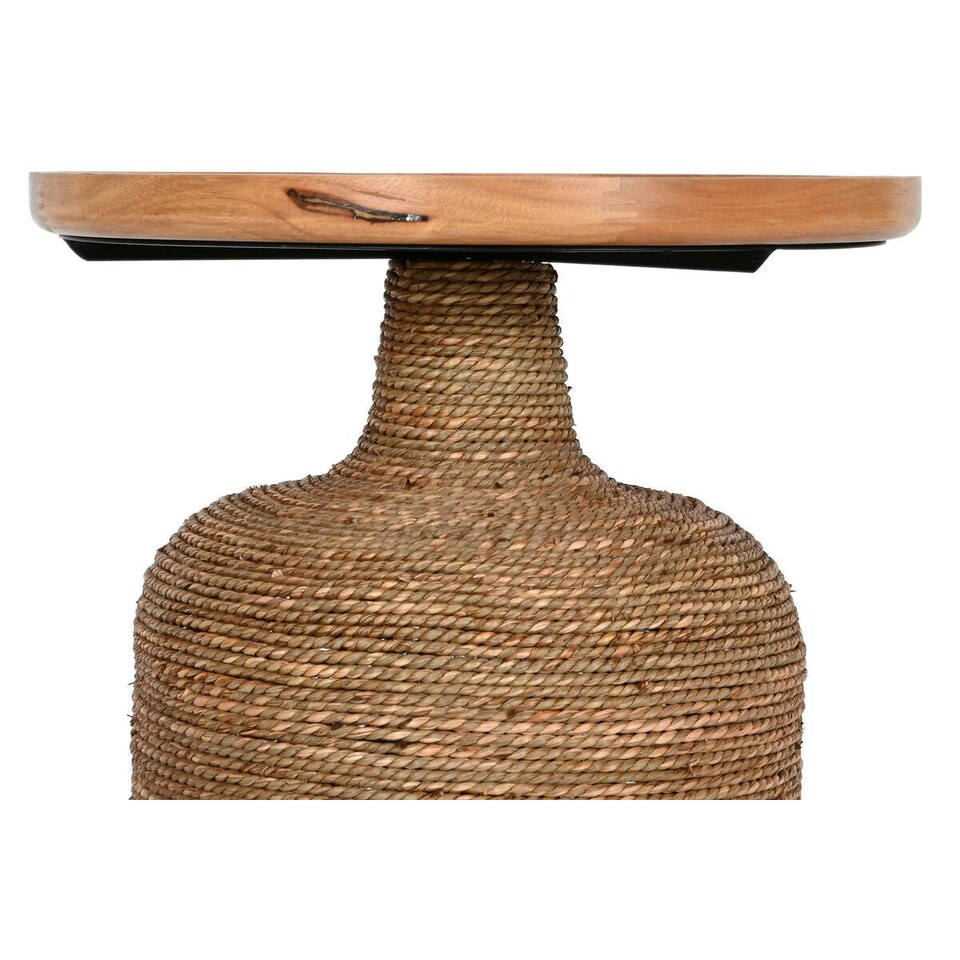 image 1 of Side table Home ESPRIT Light brown Rope Fir 44 x 44 x 56 cm N/A