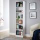 image 3 of Bookcase Display Shelf Freestanding Book Storage Unit Home Living Room Furniture | White