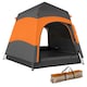 image 1 of Outsunny Double Layer Pop Up Tent with Rainfly, Portable Camping Shelter | Multi