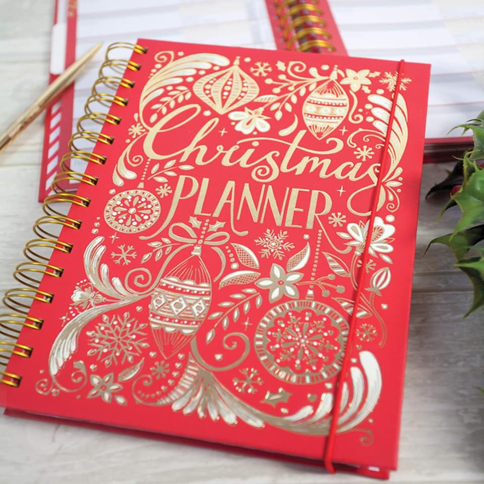image 1 of Rachel Ellen A5 Christmas Organiser Book - 5 Year Planner