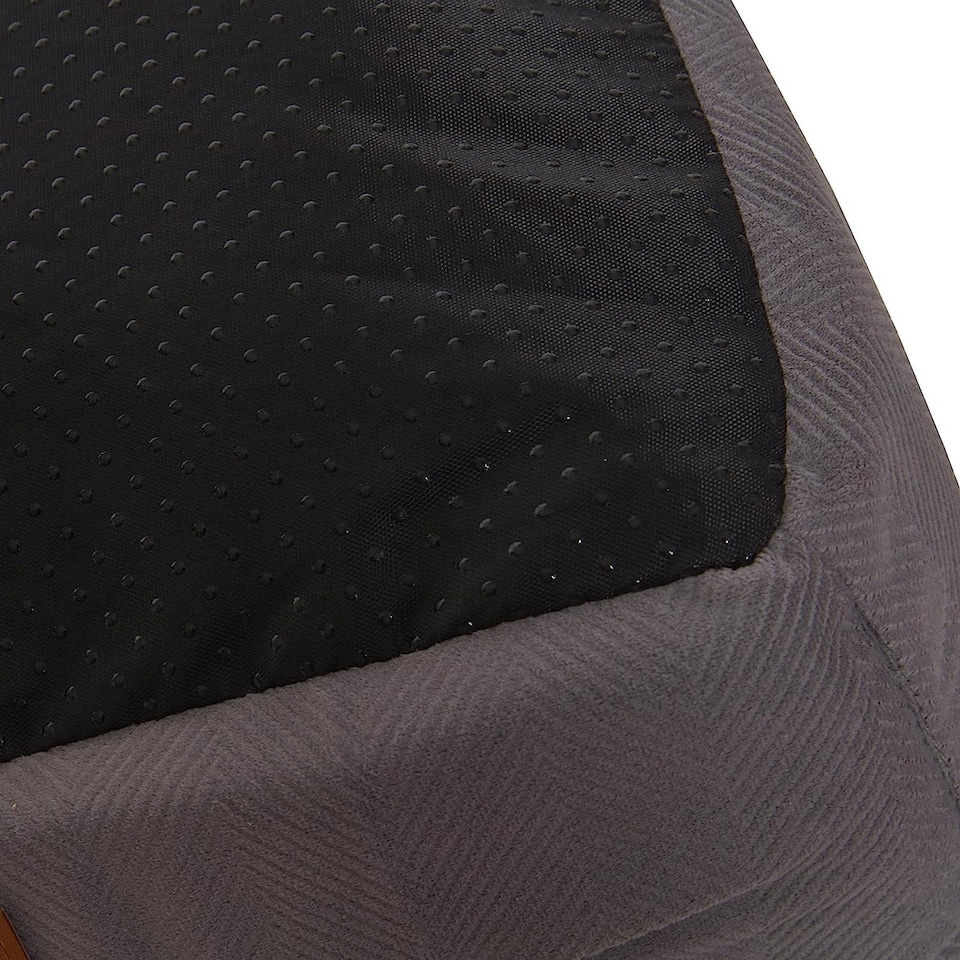 image 1 of Grey Small Pet Dog Cat Bed Folding Dome Pod Puppy Kitten Igloo Cave Tent House