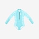 image 5 of Decathlon Girls Surfing Front Zip Long Sleeve One-Piece Swimsuit