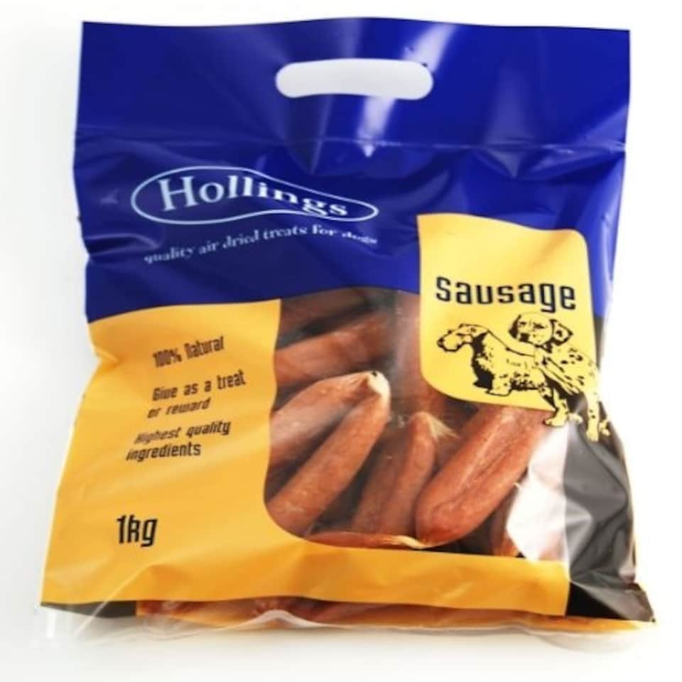 Hollings Sausage Carrier Bag 1kg (Pack of 5)
