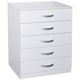 image 10 of Vida Designs Hulio 5 Drawer Chest of Drawers High Gloss Bedroom Storage, White