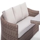 image 7 of Primrose Living Classic Rattan 8 Seater Sofa Set with Rising Table in Natural