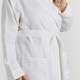 image 4 of Martex Linen Bathrobe Medium White