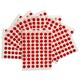 image 6 of Pack of 560 Red 8mm Round Labels - Stickers