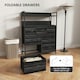 image 5 of HOMCOM Bedroom Chest of Drawers 7 Drawer Dresser w/ Shelves, Black 