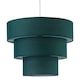 image 1 of Barty - Dark Green 38cm Tiered Pendant Shade Green