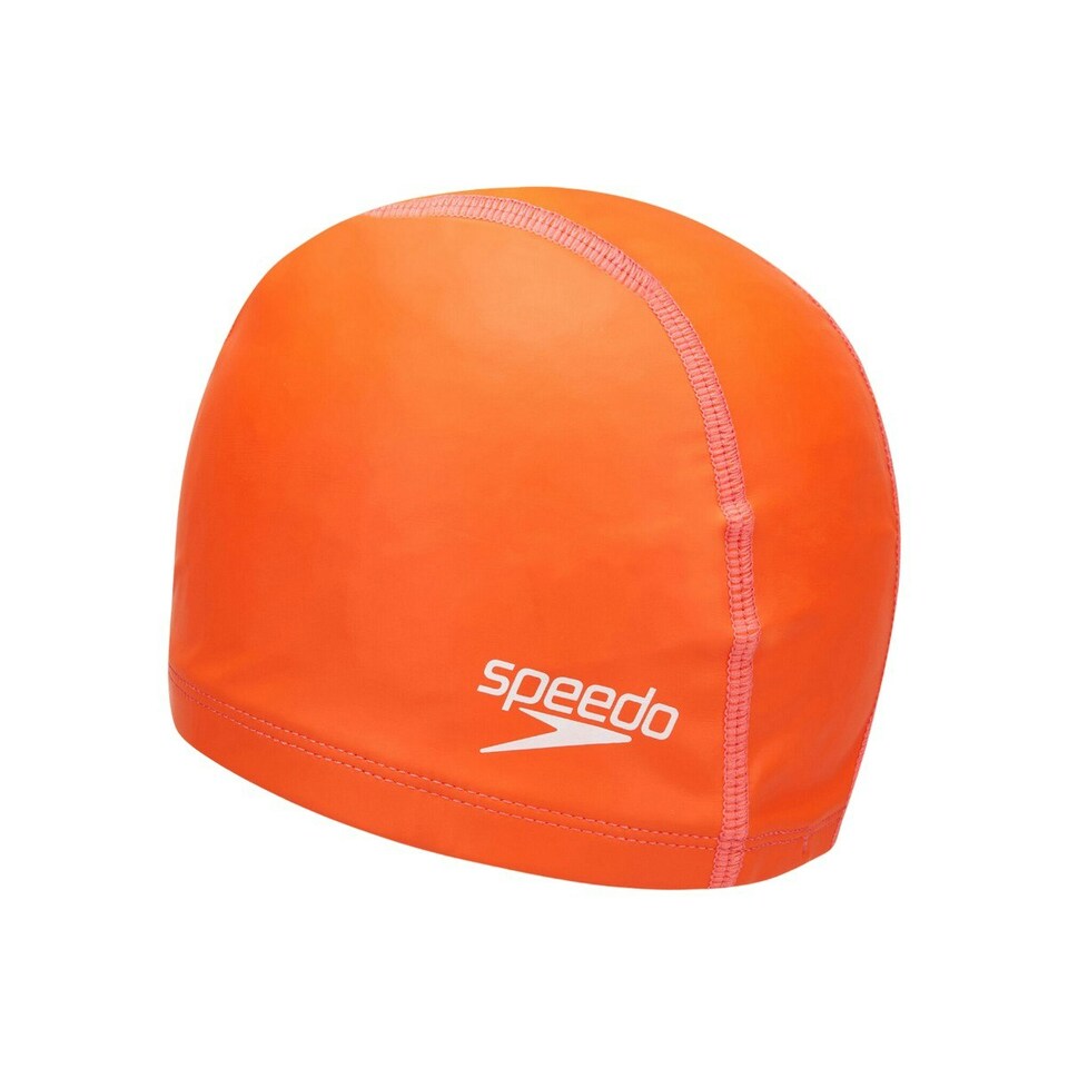 image 1 of Speedo Unisex Adult Pace Swim Cap - Orange - One Size