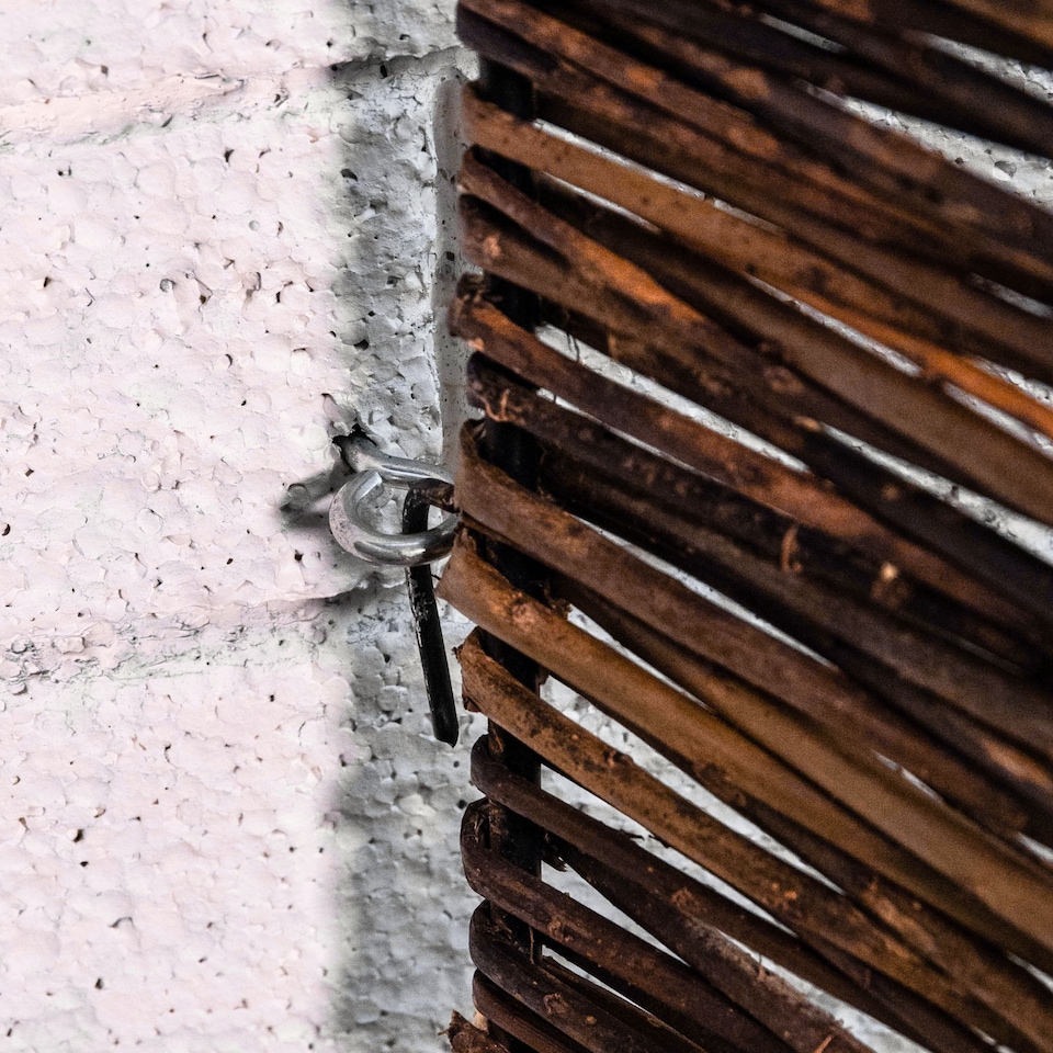 image 1 of 1.16m x 1.22m Double Garden Patio Willow Wheelie Bin Screen Hideaway