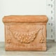 image 3 of Primrose Garden Large Terracotta Red Trough Planter With Decorative Detail 80cm